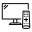 Flat-screen TV icon